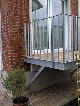 Metallbau: Balkon